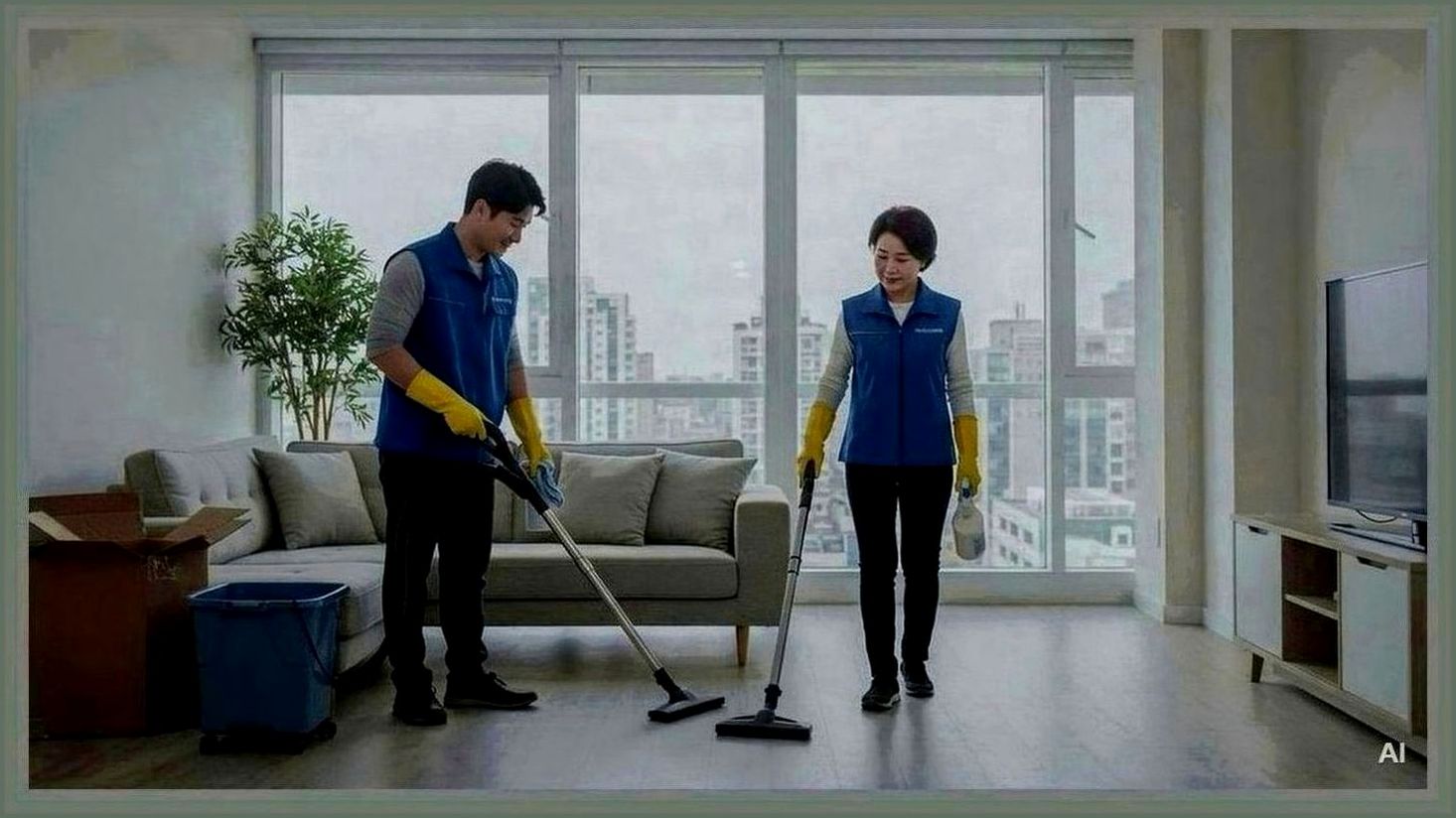 안양시범계역계단실청소