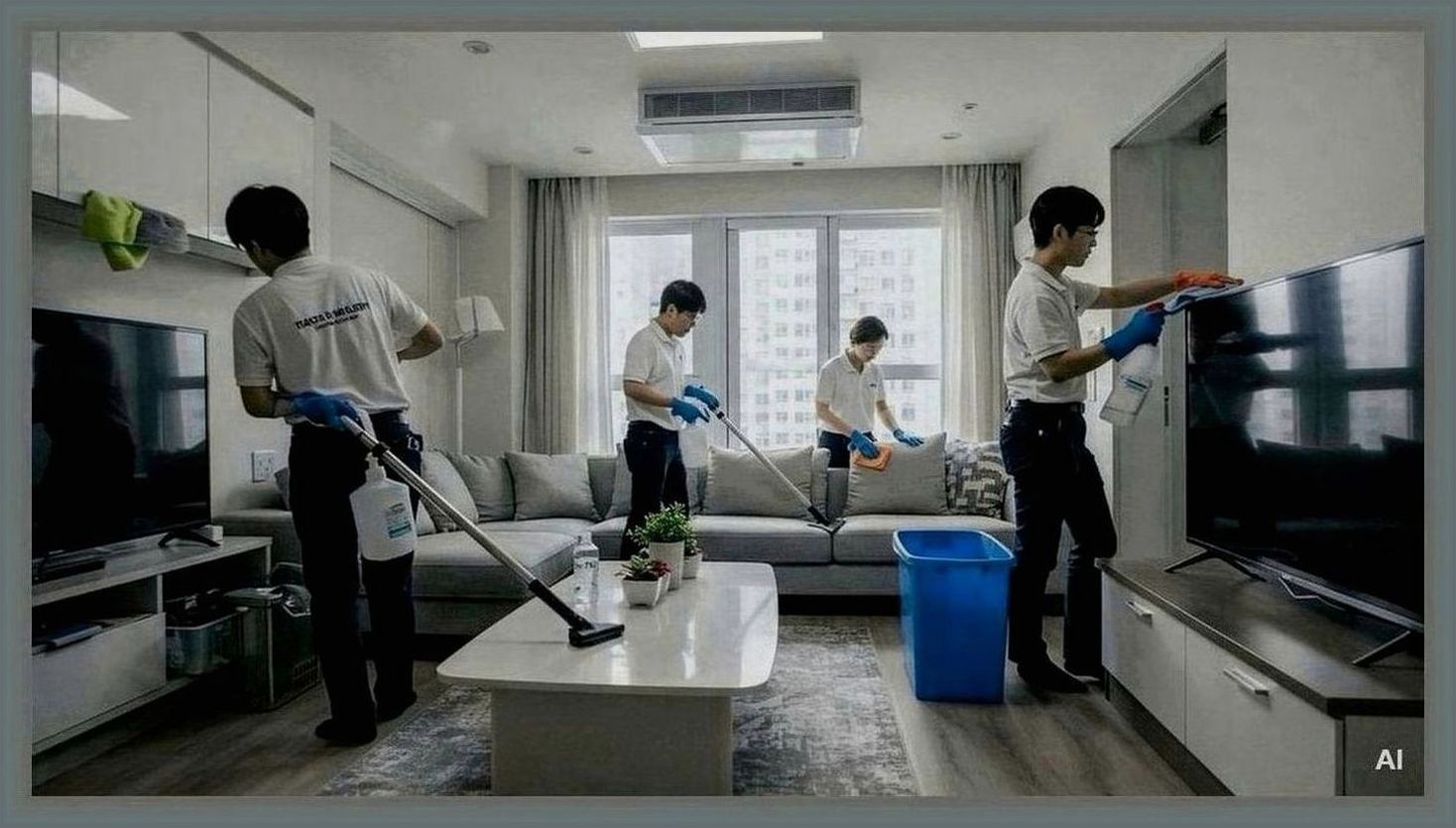 조원동서울대입구역리모델링후청소